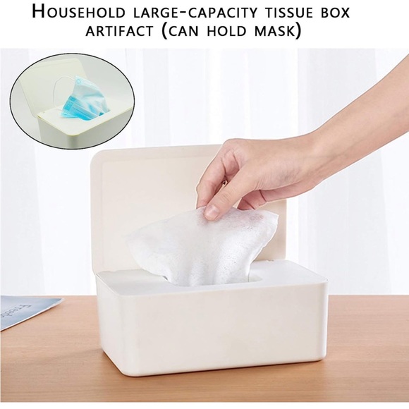 NWOT Modern Desktop Tissue Box Holder - Picture 4 of 6